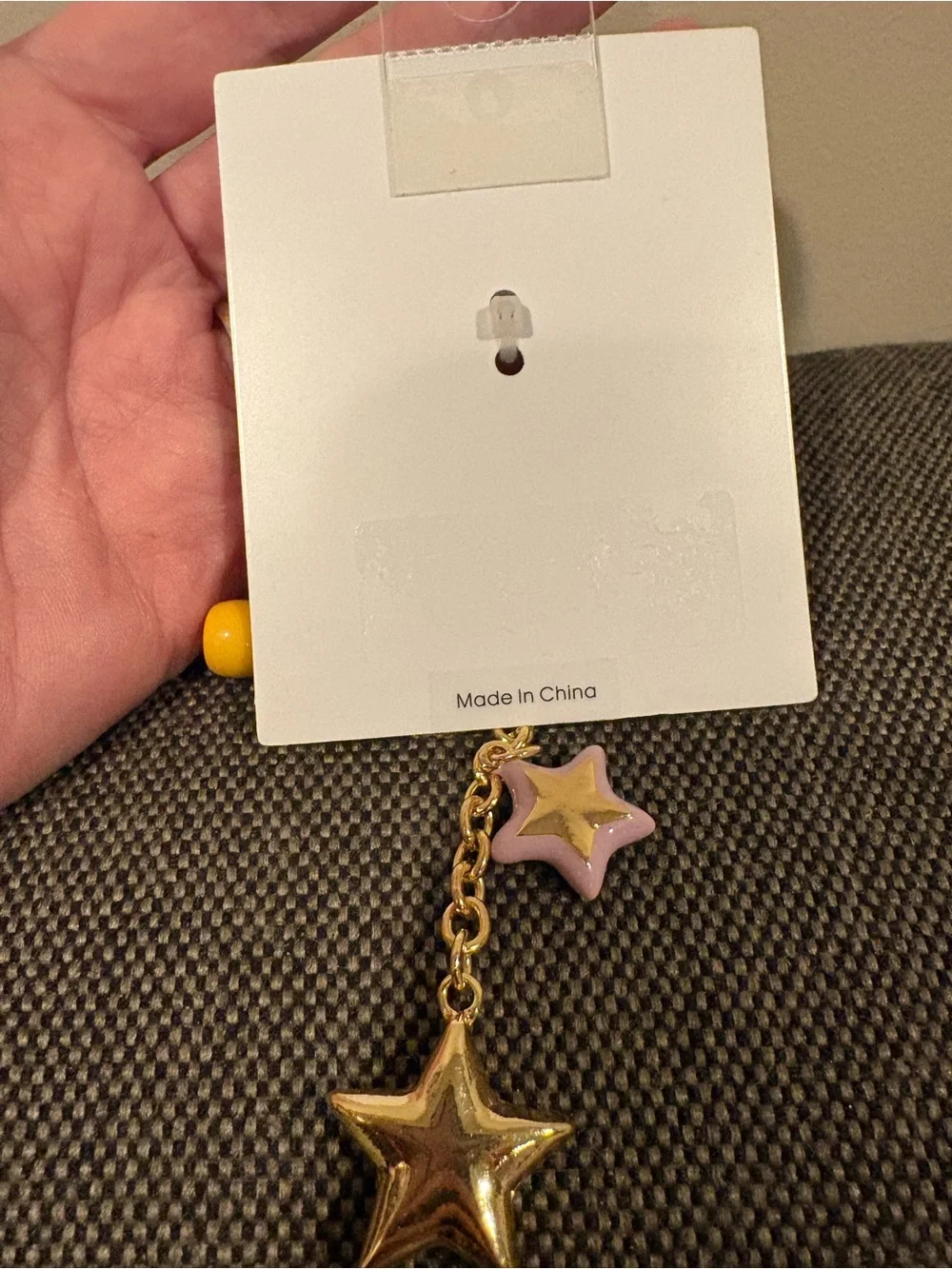 BaubleBar Starstruck Bag Charm Celestial Keychain NWT